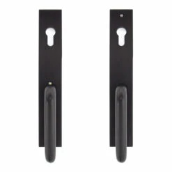 Hörmann Aluminium-Drückergarnitur, Schloss Einliegend, PZ 60/60 Mm