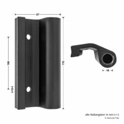 Hörmann Entlastungsrolle Mit Einfach-Bandteil 360 Mm, M12, DIN Links, Zwischenliegend -Sonax Geschaft 772635 hoermann entlastungsrolle mit einfach bandteil 360mm m12 din links zwischenliegend masse bild 2