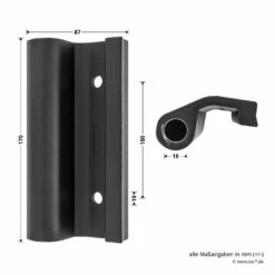 Hörmann Entlastungsrolle Mit Einfach-Bandteil 360 Mm, M12, DIN Rechts, Zwischenliegend -Sonax Geschaft 772636 hoermann entlastungsrolle mit einfach bandteil 360mm m12 din rechts zwischenliegend masse bild 2