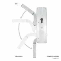 Hörmann Tortreibriegel Basküle Links, PZ -Sonax Geschaft 790540 hoermann tortreibriegel baskuele links pz anwendungsbeispiel