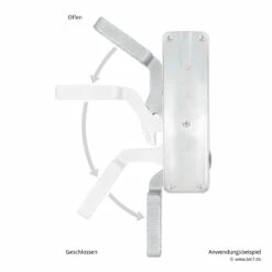 Hörmann Tortreibriegel Basküle Links, Unten Schließend -Sonax Geschaft 797790 hoermann tortreibriegel baskuele links unten schliessend anwendungsbeispiel