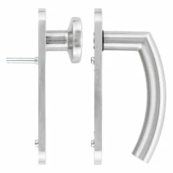 Steinau FS VDS Wechselgarnitur, Typ 510, Edelstahl Matt -Sonax Geschaft ste810111 steinau fs vds wechselgarnitur typ 510 edelstahl matt knauf und griff seitenansicht