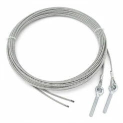 Teckentrup Stahlseil-Paar 4 Mm, Mit Kausche Und Ringschraube