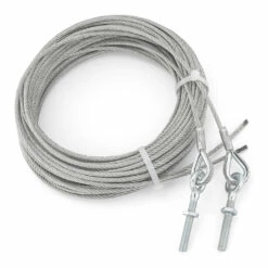 Teckentrup Stahlseil-Paar 5 Mm, Mit Kausche Und Ringschraube